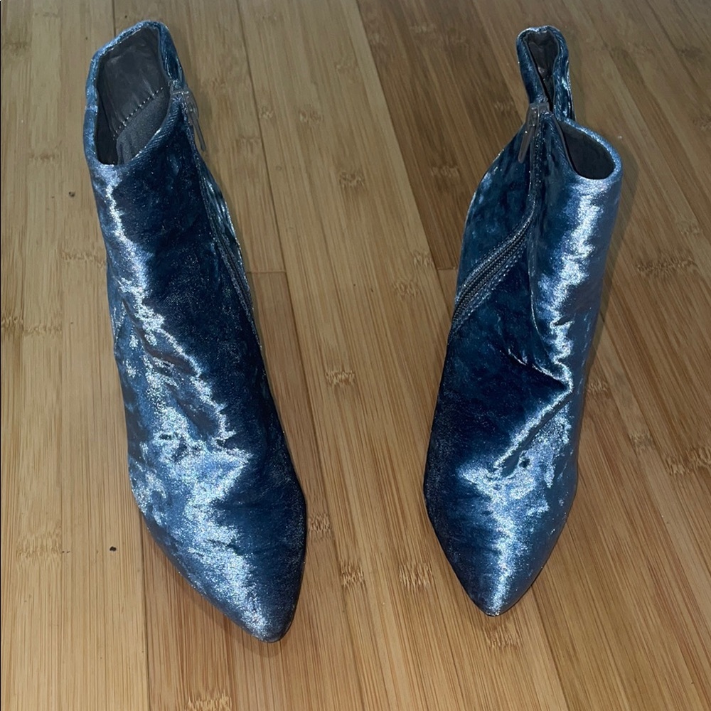 Naughty Monkey Blue Ankle Booties